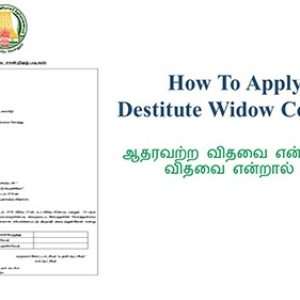 How to Apply for Destitute Widow Certificate Online Easily!!