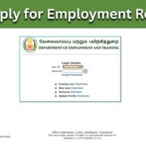 How to Apply for Employment Registration (EMP-503) in Tamil Nadu