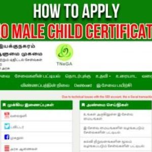 How to Apply for No Male Child Certificate Online Easily!!