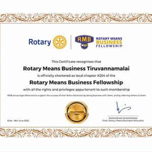 RID 3231 Creates History with Four RMBF Chapters Chartered in June